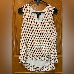 White House Black Market Sleeveless Blouse